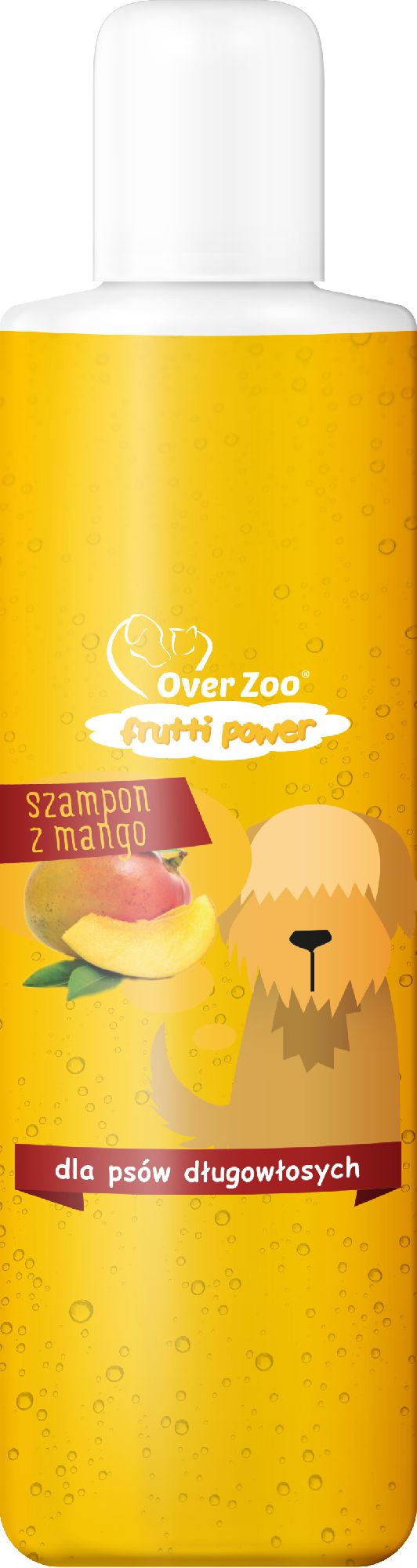 Over Zoo FRUTTI POWER - Szampon z mango DLA PSÓW DŁUGOWŁOSYCH 200ml