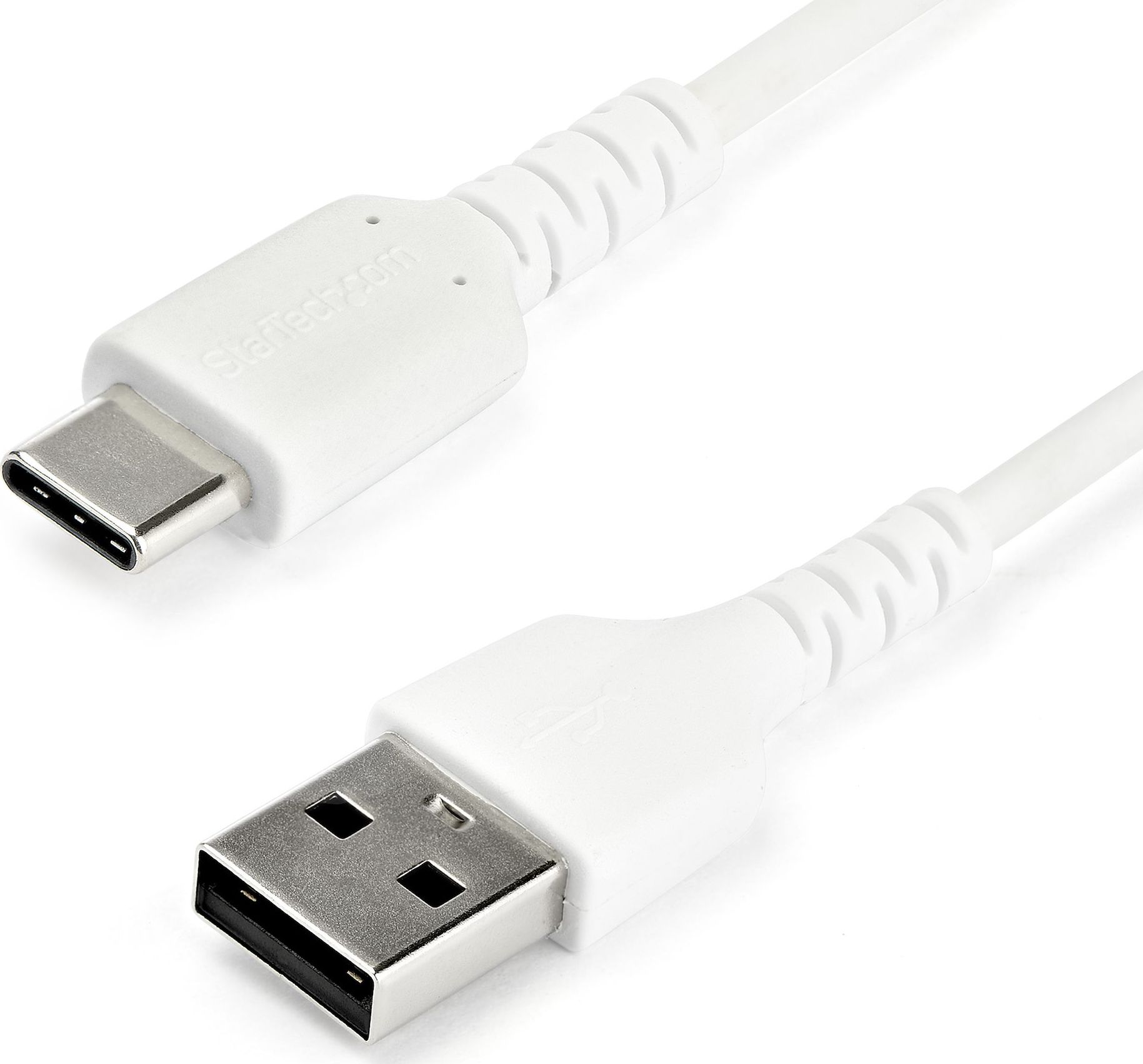 Kabel USB StarTech USB-A - USB-C 2 m Biały (RUSB2AC2MW)