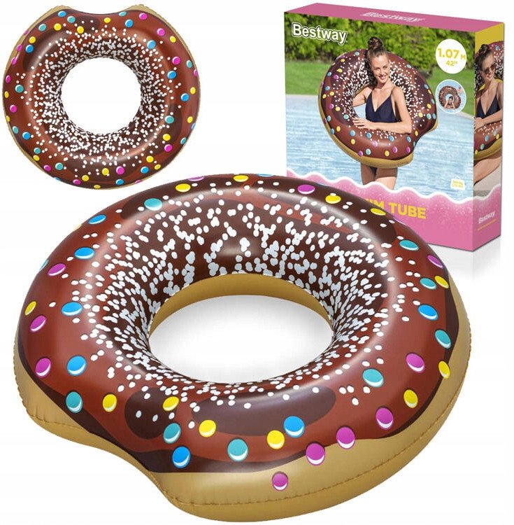 Bestway Duże koło do pływania pączek 107cm 36118