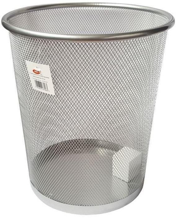 Kosz okrągły mały srebrny