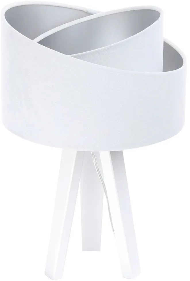 Lampa stołowa GEMSTONE biała/srebrna/biała BPS KONCEPT