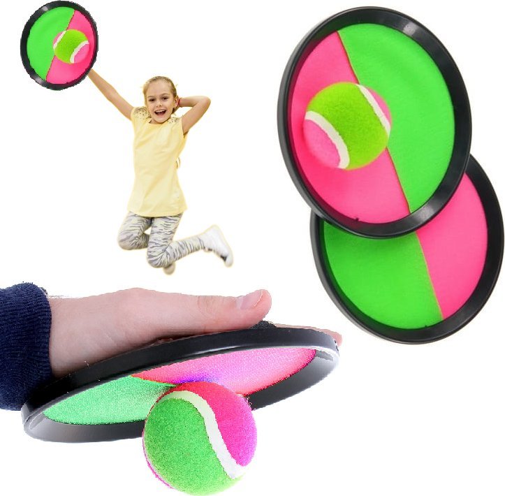 Pegaz Catch ball duże paletki na rzepy gra rzucaj i łap