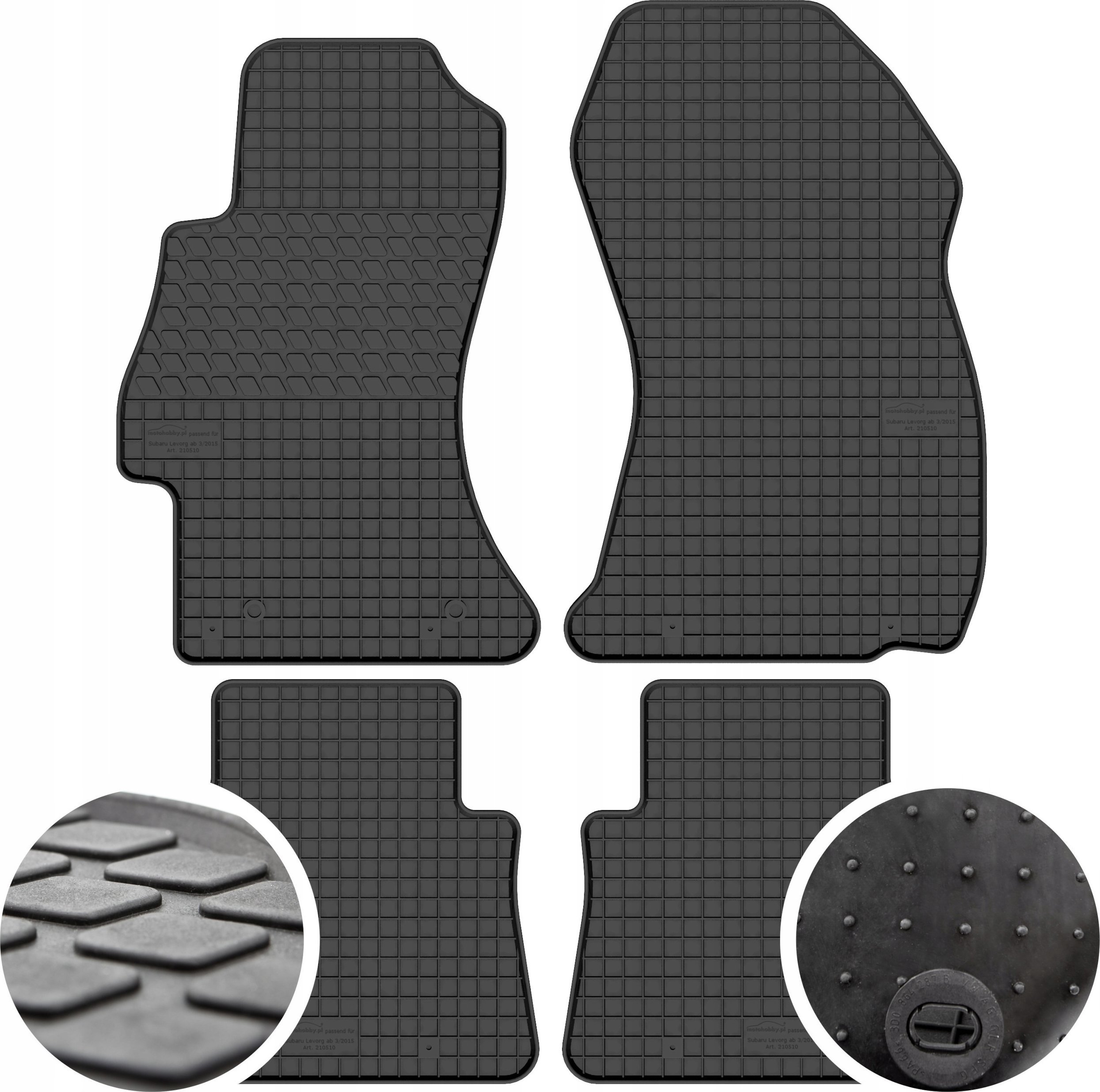 GeyerHosaja Dywaniki gumowe do Subaru Levorg