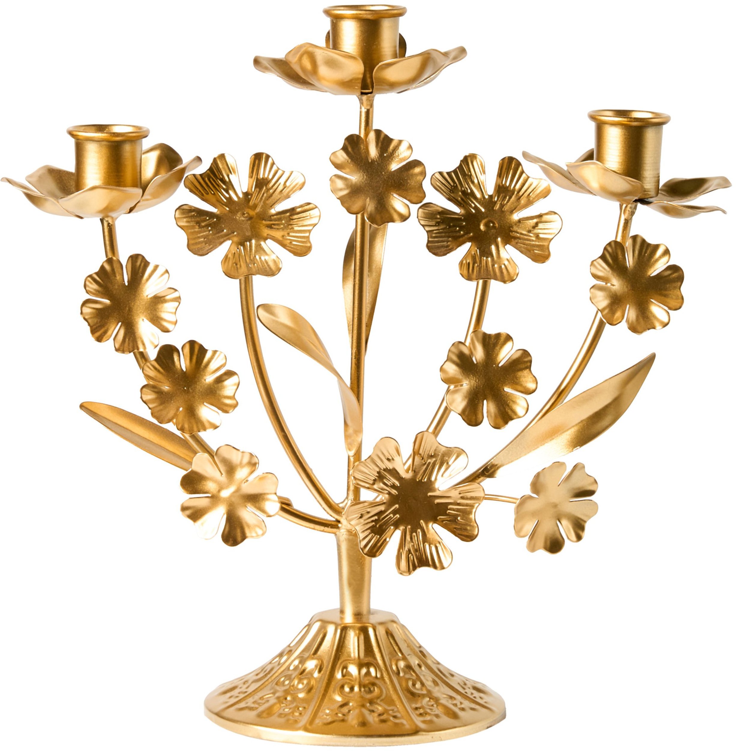 Świecznik RAMADA Metal 25 cm Złoty