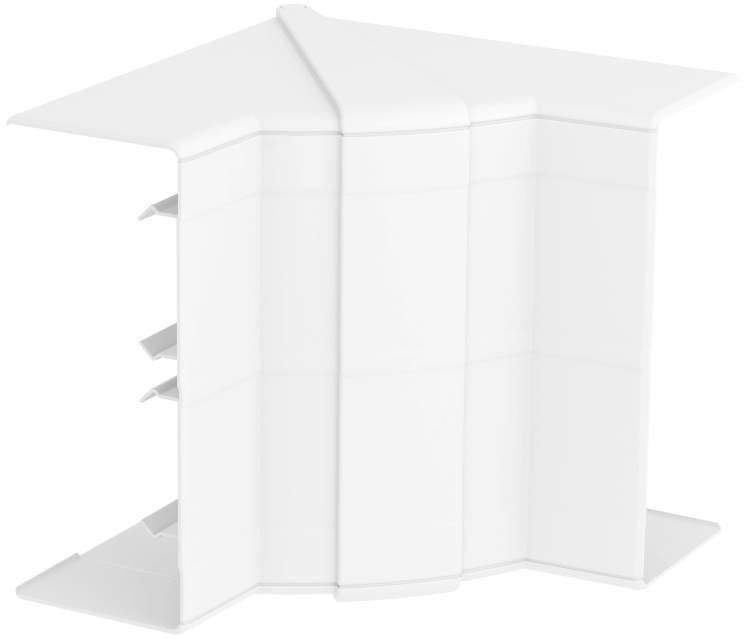 Bettermann Naroże wewnętrzne ruchome do kanału Rapid 45-2 145mm białe (6113250)