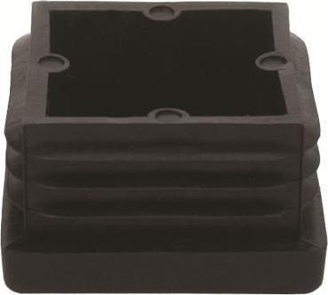 hsi ZAŚLEPKA PLASTIKOWA CZARNA 40*40MM