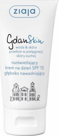 Ziaja Krem do twarzy GdanSkin SPF15 rozświetlający 50ml
