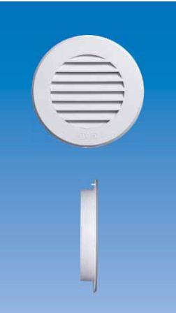 Maxpol Kratka okrągła fi80 115mm biała - 024