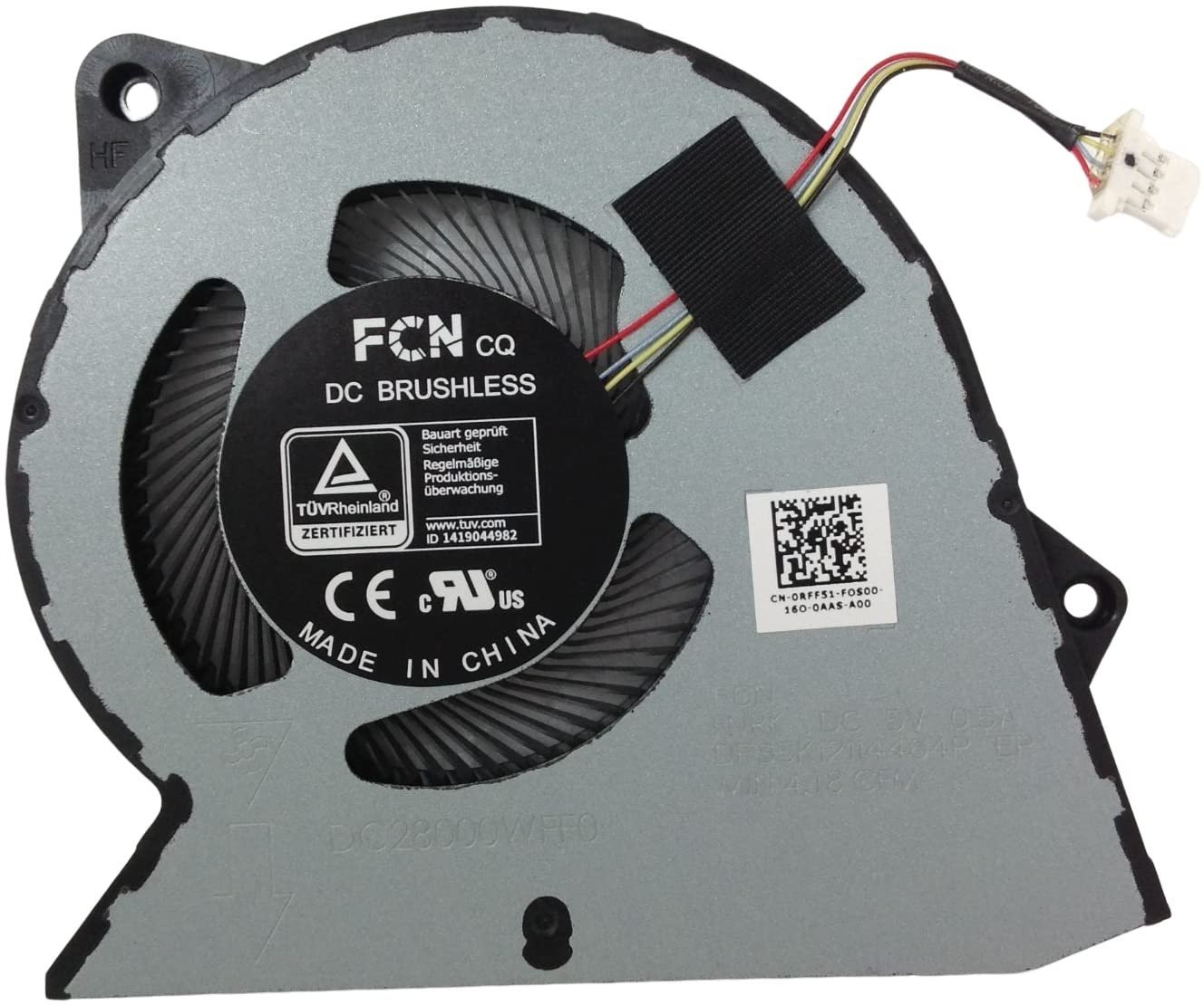CPU cooling fan assembly for