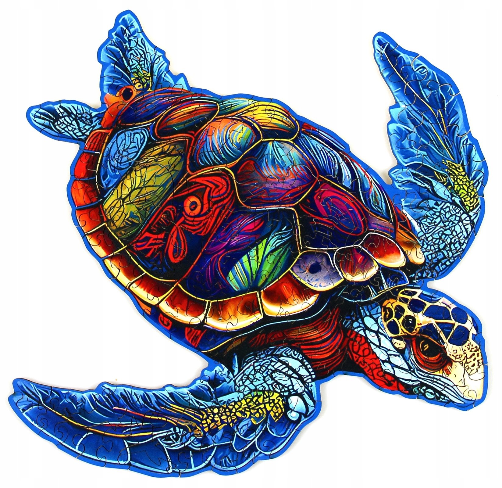 Puzzle 189 drewniane Żółw