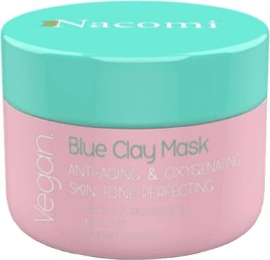 Nacomi NACOMI_Vegan Blue Clay Mask Anti Aging Oxygenating maska niebieska przeciwzmarszczkowo dotleniająca 50ml