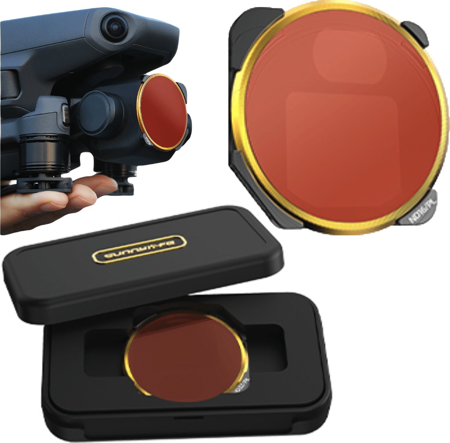 SunnyLife Filtr Szary z Polaryzacją ND16/PL do DJI MAVIC 3