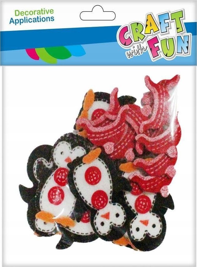 Craft with Fun CF OZDOBA DEK FILC PINGWIN SPRZYL 20SZT 12/288