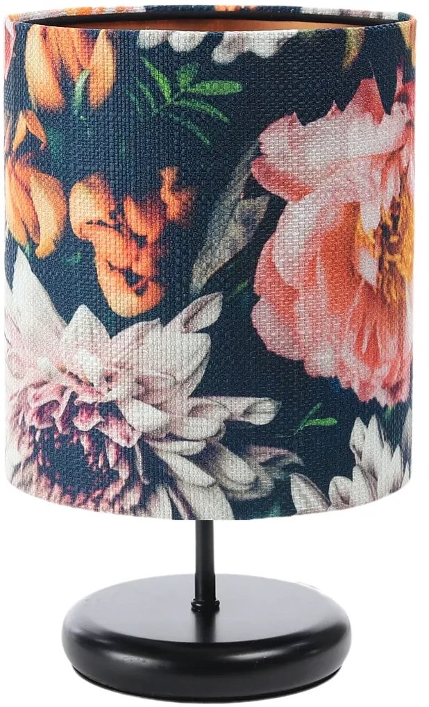 Lampa stołowa FLORAL-C wielokolorowa/miedziana BPS KONCEPT