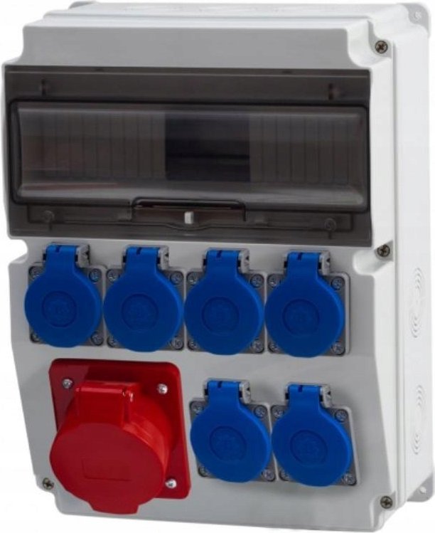 F-Elektro Rozdzielnica CAJA 16A/5P, 6x230V 12M IP65