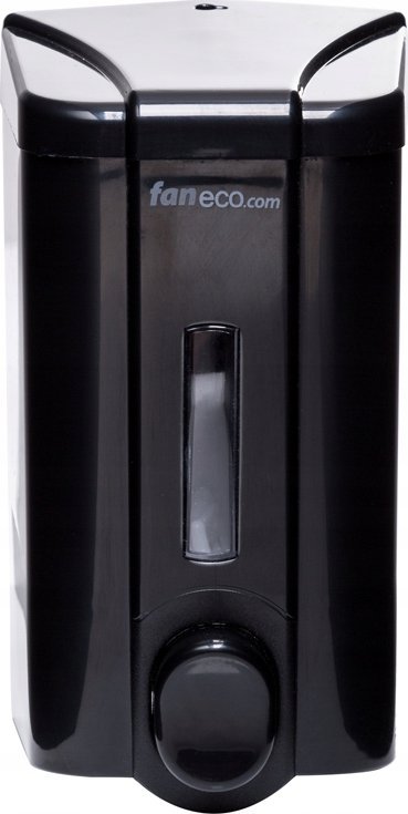 Dozownik do mydła FANECO Dozownik mydła w płynie Faneco DARK 1L CZARNY