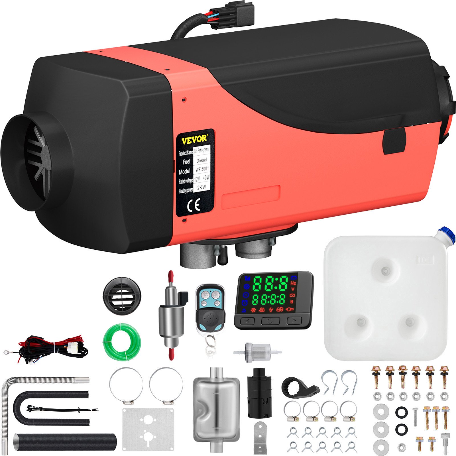 Podgrzewacz postojowy nagrzewnica 12V 2KW