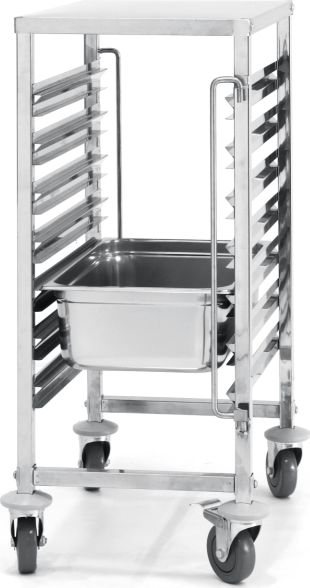 Hendi Wózek do transportu pojemników 7 x GN 1/1 z blatem roboczym (810668)