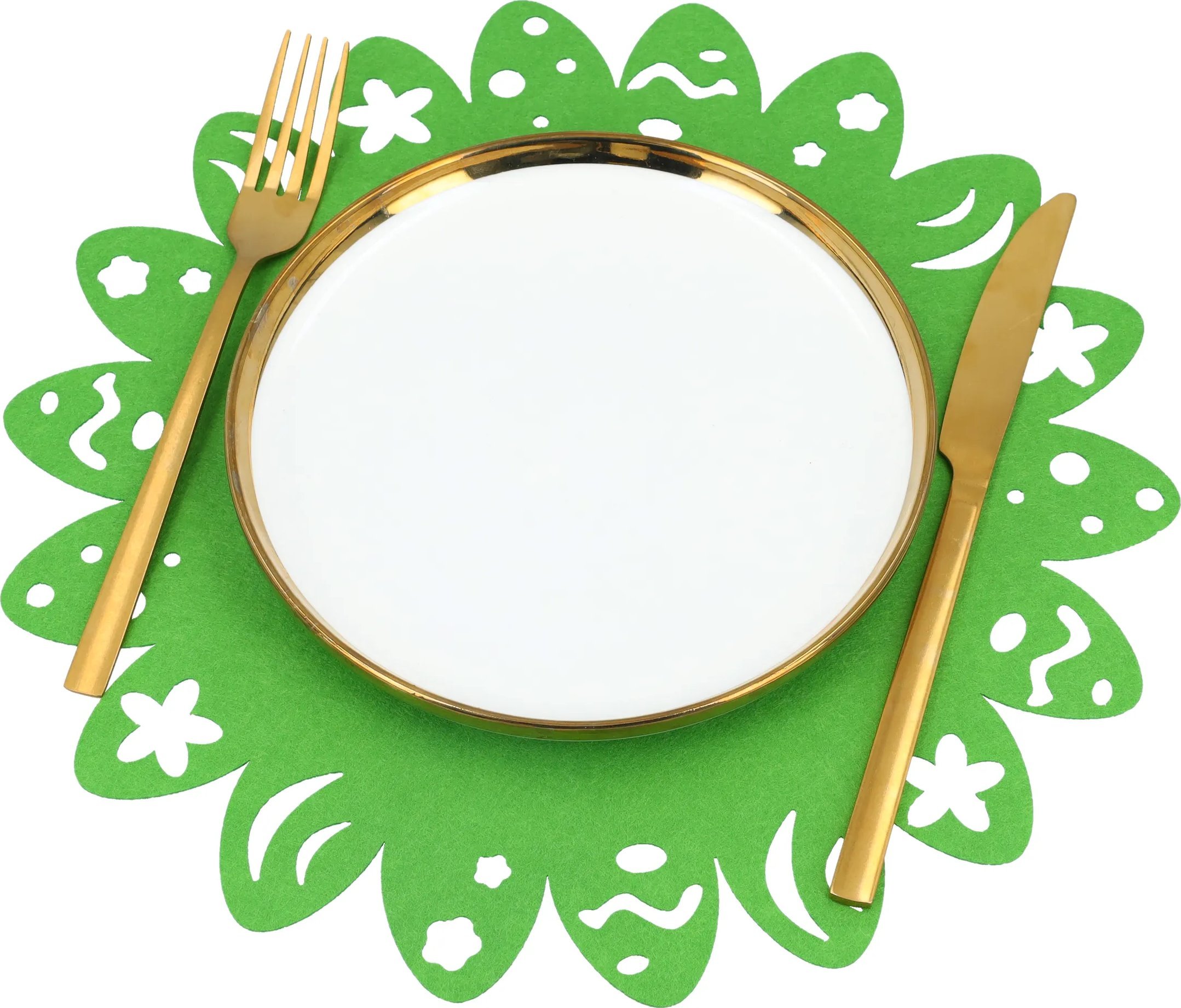 PODKŁADKI pod TALERZE WIELKANOCNE dekoracje stołu na WIELKANOC 6szt OZDOBY