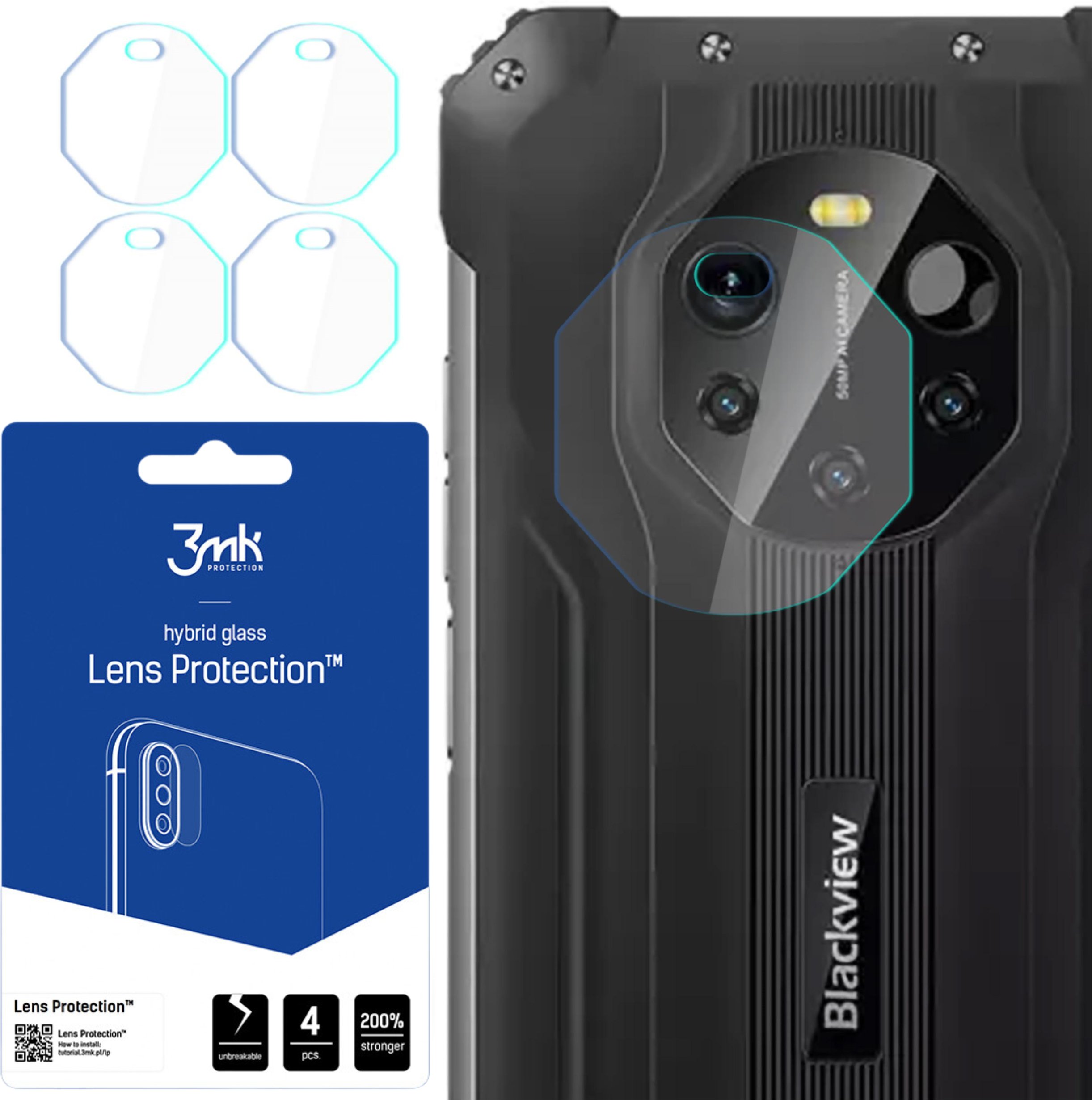 BLACKVIEW BL8800 - 3MK LENS PROTECTION