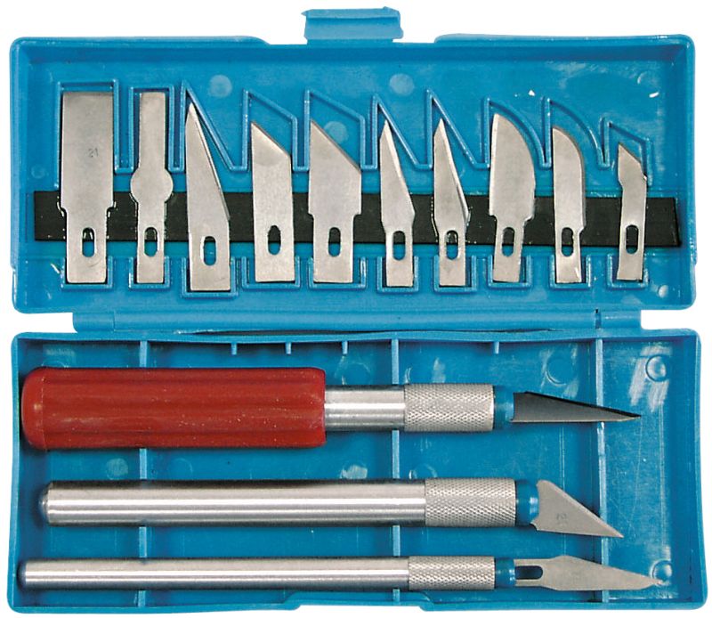 Mega Noże hobbistyczne modelarskie 16szt. 30216