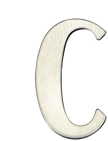 STAINLESS STEEL LETTER NS6235-C C