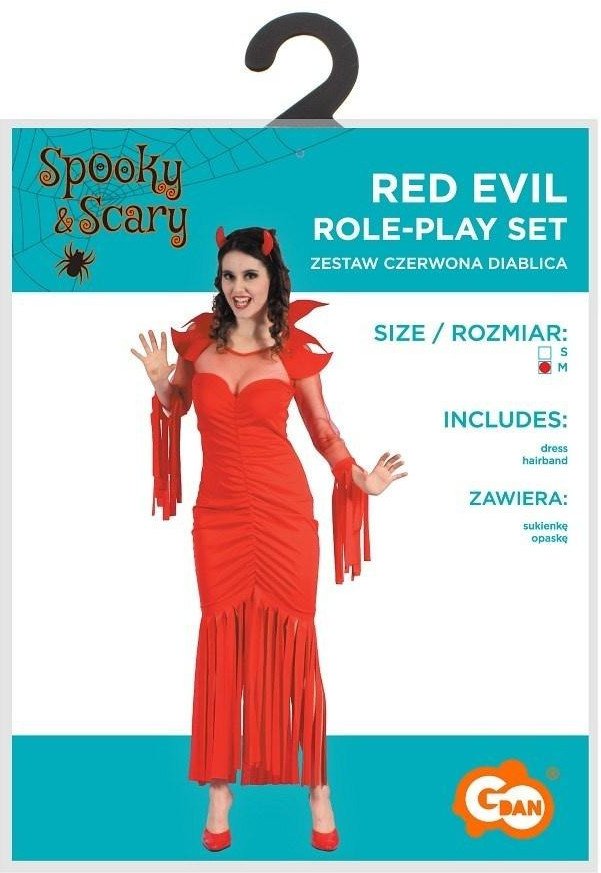 GoDan Strój dla dorosłych Czerwona Diablica rozm. M