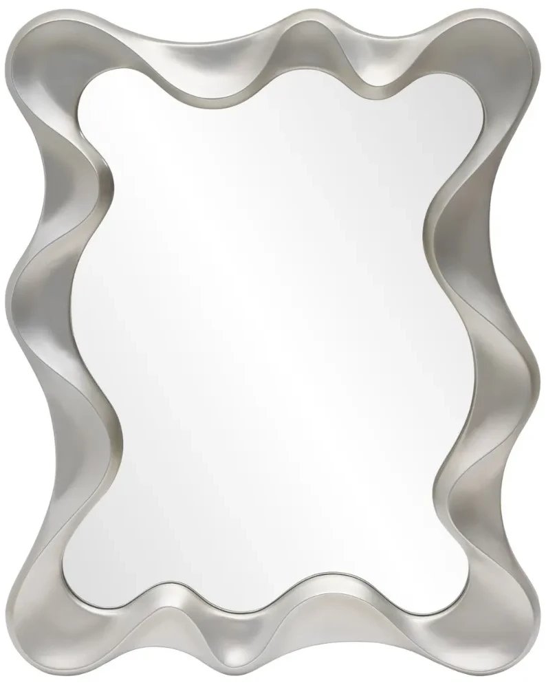 Lustro dekoracyjne DECO 70x90cm srebrne HALMAR