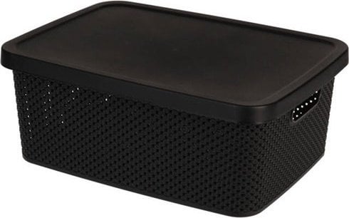 Storage Solutions Pojemnik plastikowy z pokrywą zamykany, 13 l