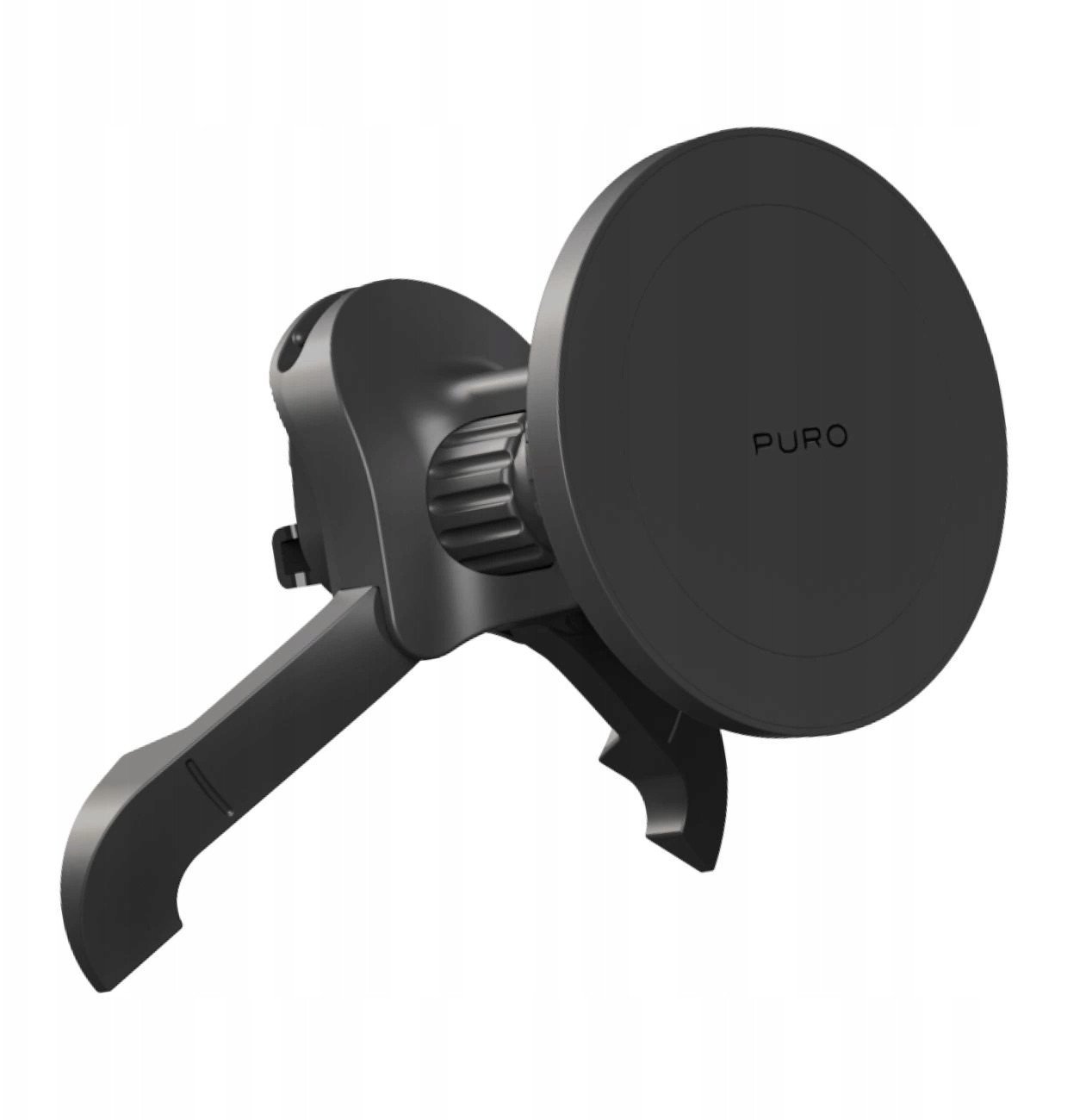 Uchwyt samochodowy Puro regulowany, kompatybilny z MagSafe - czarny