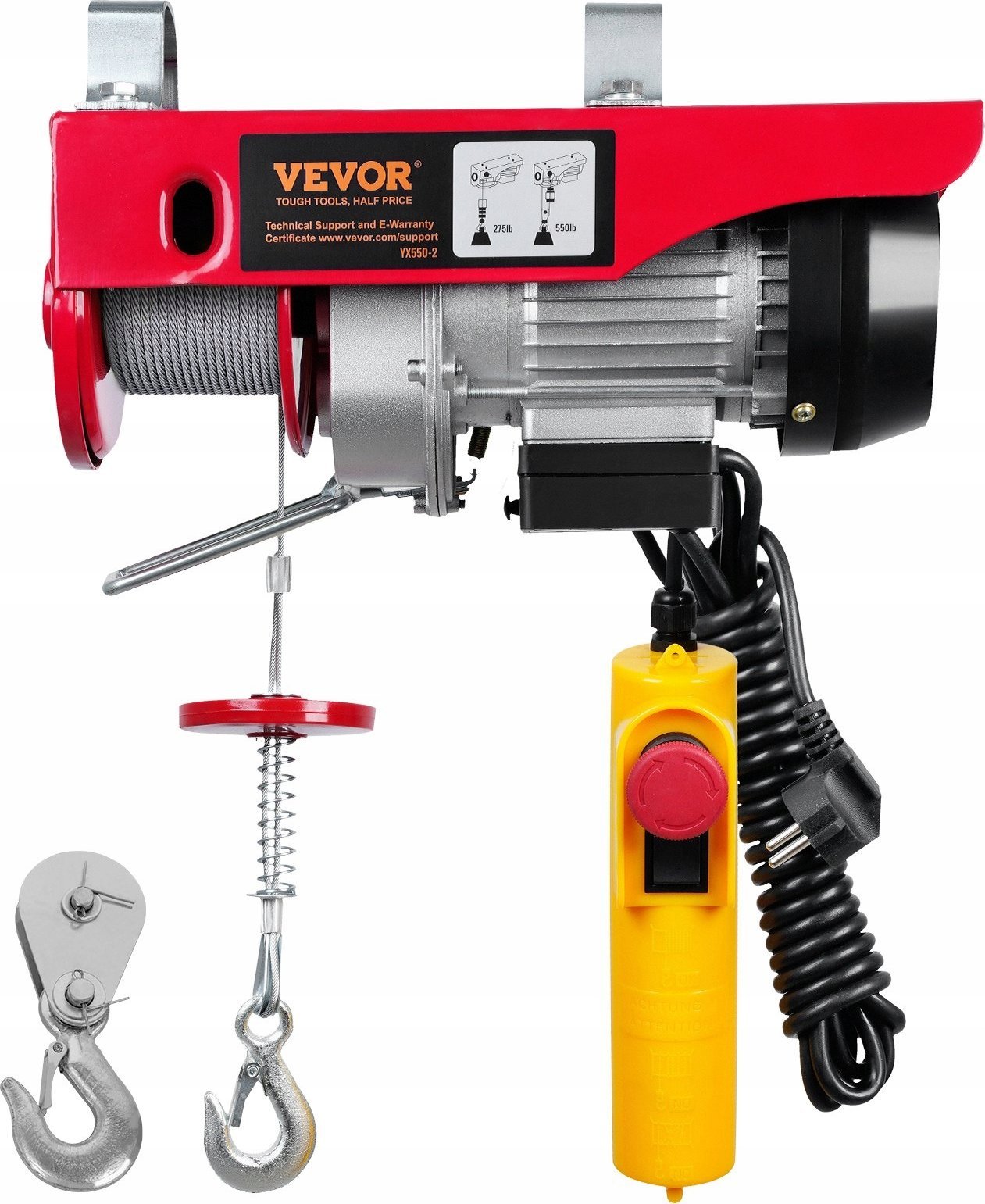 Vevor Elektryczna Wciągarka Sufitowa do Garażu 250 kg