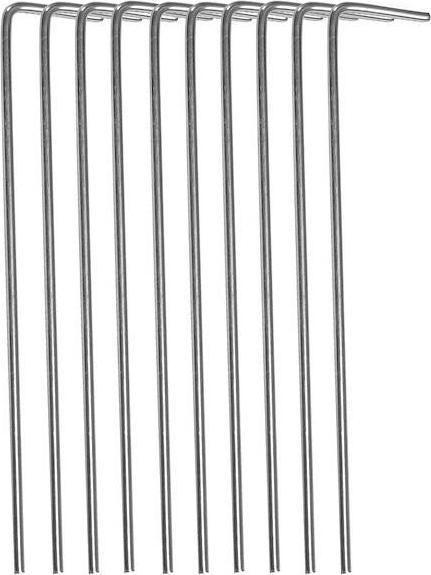 Springos Śledzie do namiotu 10 szt. 17 cm stalowe szpilki namiotowe UNIWERSALNY