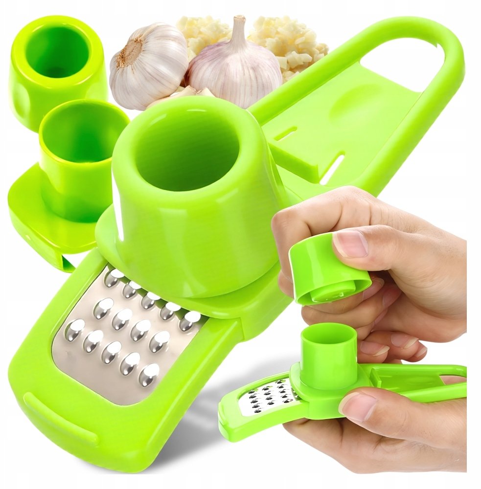 MAŁA TARKA DO CZOSNKU IMBIRU STALOWA KANZA