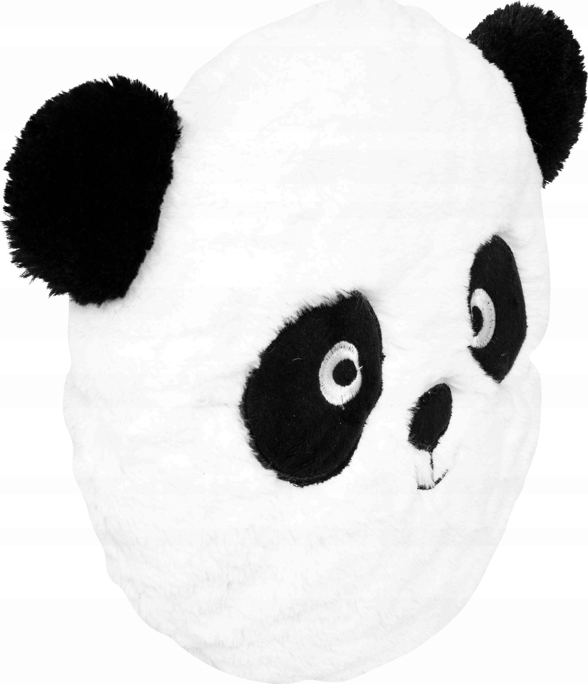 Okrągła poduszka PANDA z uszami, Ø 27 cm