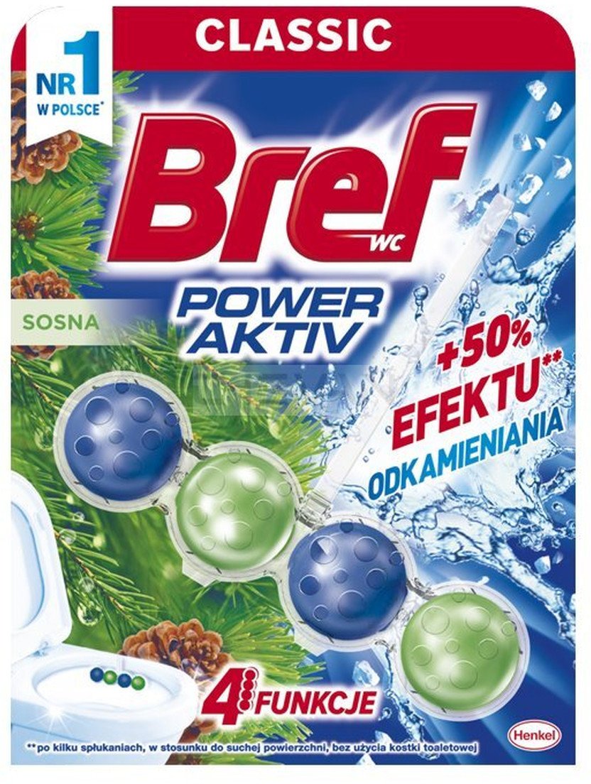 Bref Power Aktiv Zawieszka do WC Sosna 50g