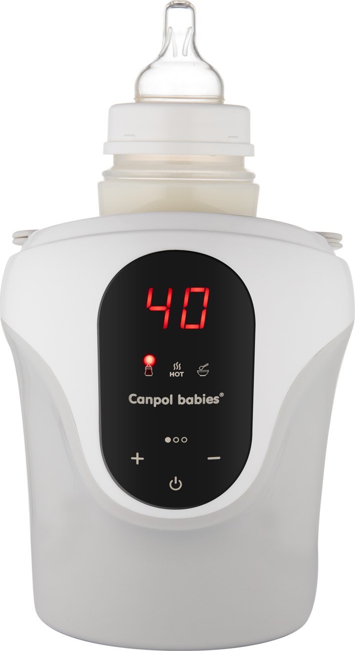 Canpol 0329 Podgrzewacz 3w1 z butelką różową