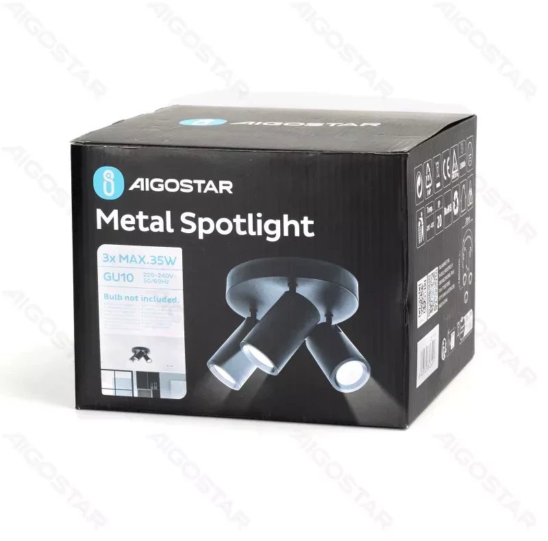 2-drożny metalowy reflektor z regulacją kąta