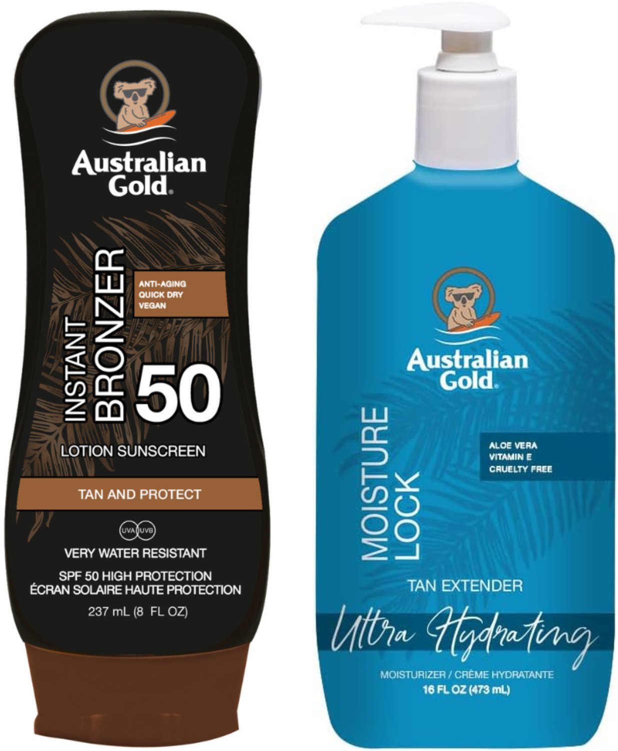 Australian Gold Balsam Z Bronzerem SPF50 + Moisture Lock 473ml