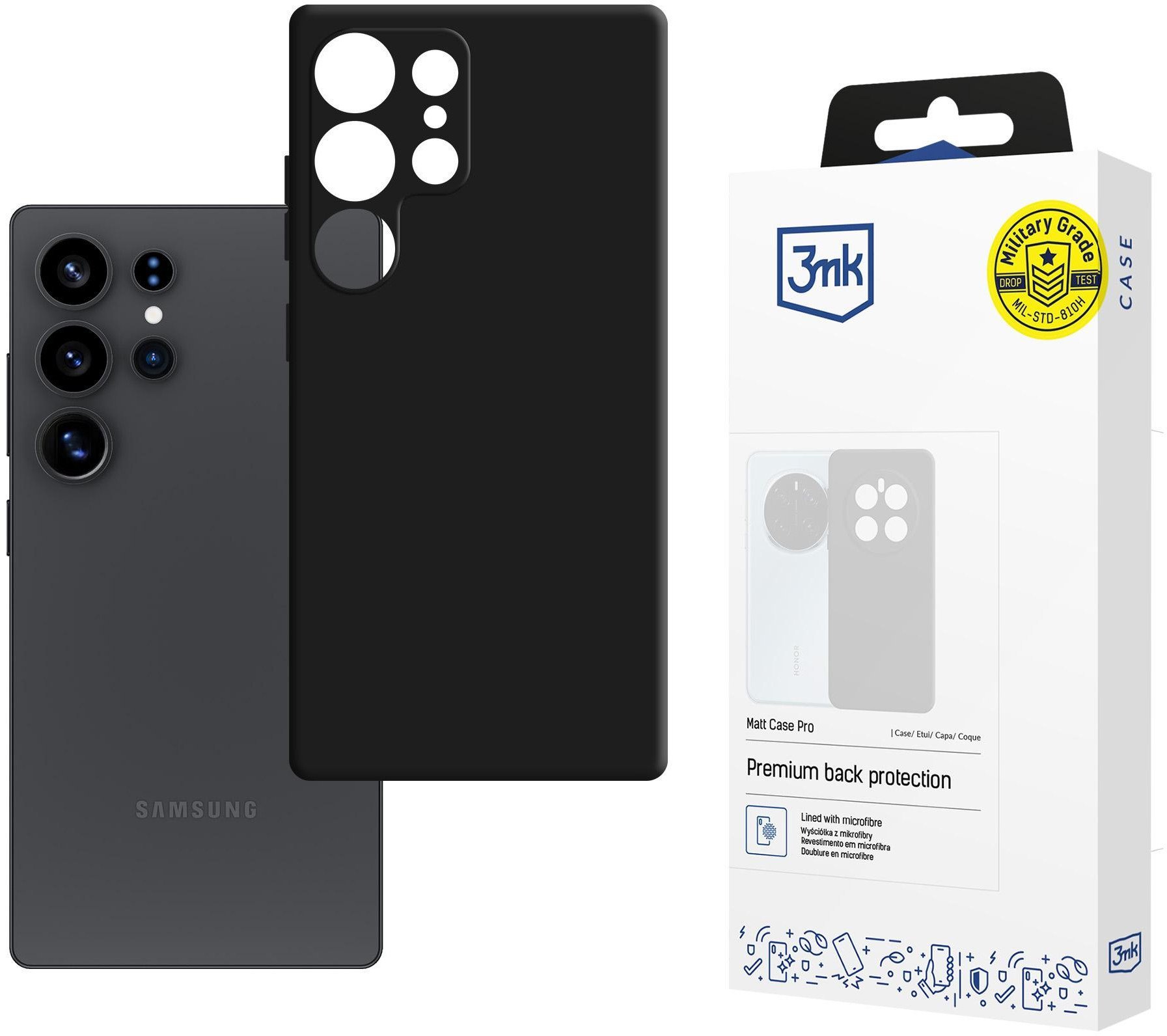 SAMSUNG GALAXY S25 ULTRA - 3MK MATT CASE PRO