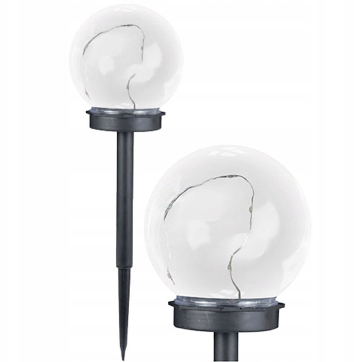 VOLTENO LAMPKA SOLARNA PLASTIK KULA 10cm STELLA