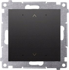 Kontakt-Simon Simon 54 GO Sterownik przyciskowy do obsługi rolet sterowany smartfonem WiFi 2x5A 230V (moduł) czarny mat DEZ1W.01/49