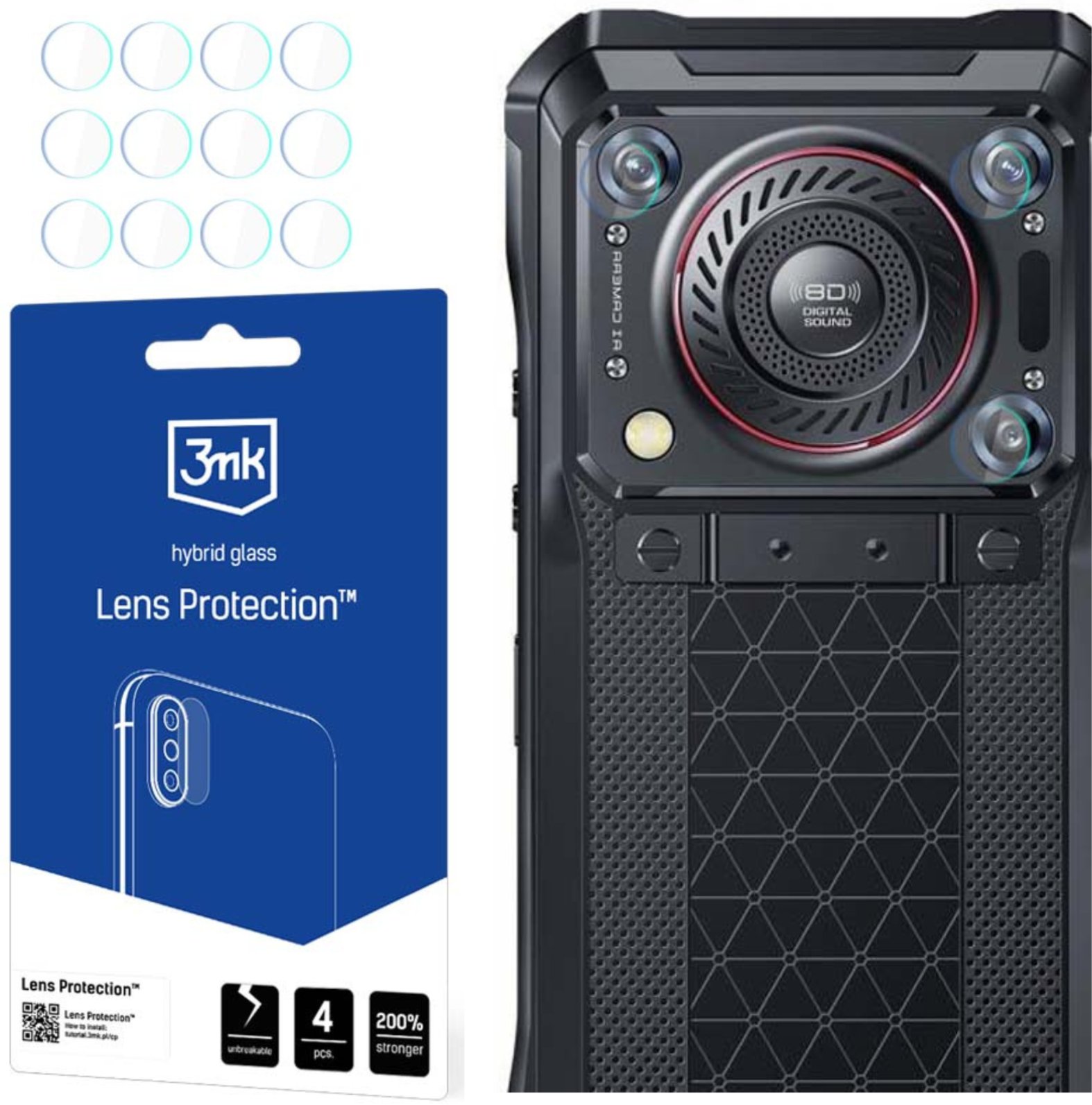 OUKITEL WP33 PRO - 3MK LENS PROTECTION