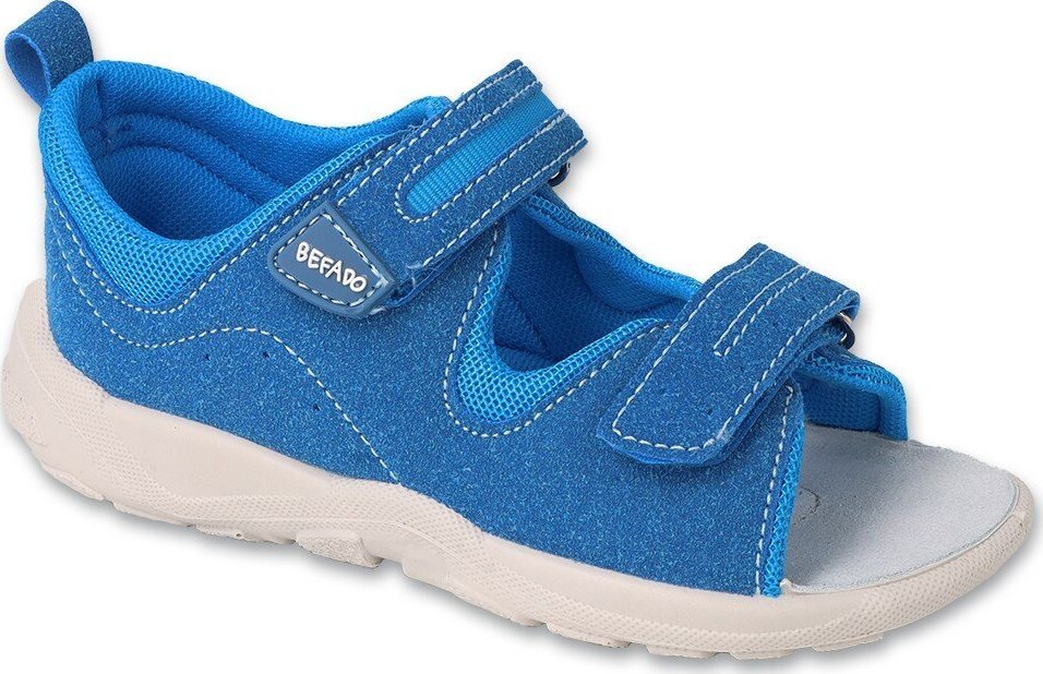 Befado Befado - Obuwie dziecięce sandałki dla chłopca skórzana wyściółka 28