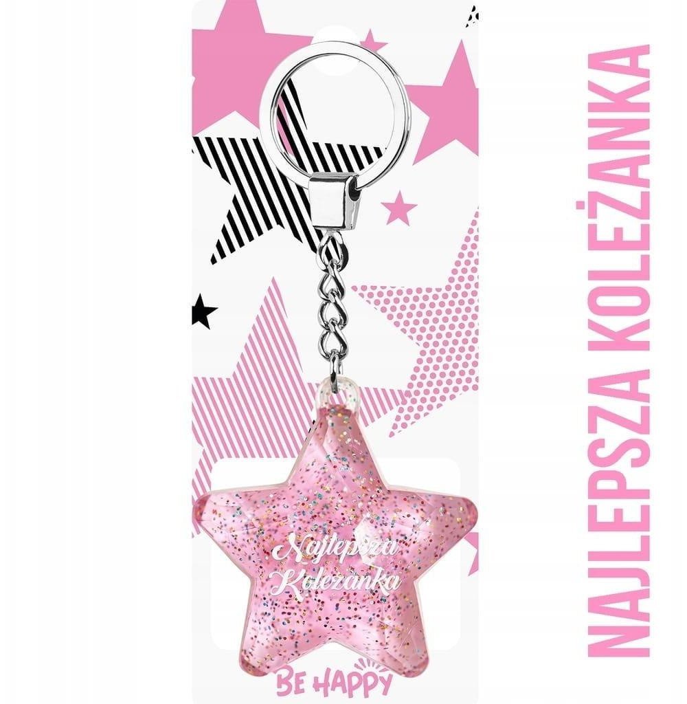 BGtech Brelok Gwiazdka Najlepsza Koleżanka