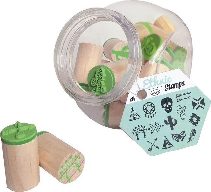 Aladine Stempelki w Słoju Etniczne