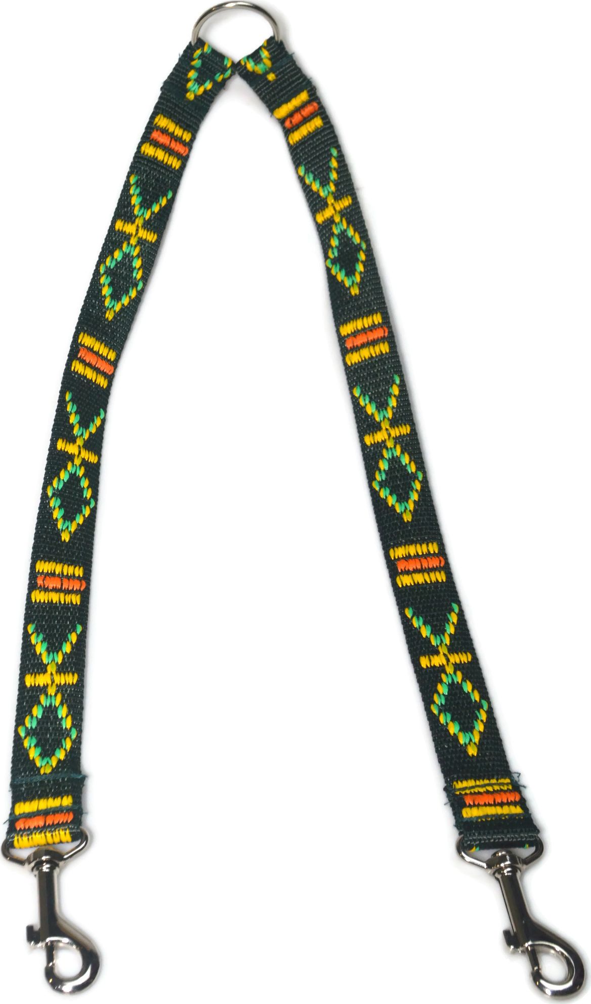 Alizoo Dwójnik, rozdzielacz smyczy dla dużych psów Indiański 25mm - ALIZOO