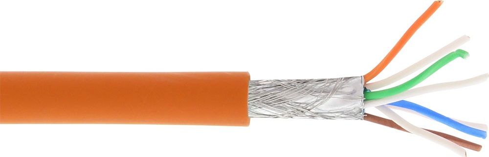 InLine InLine 76899O 100m Cat6a S / FTP (S-STP) Orange Network Cable (76899O)
