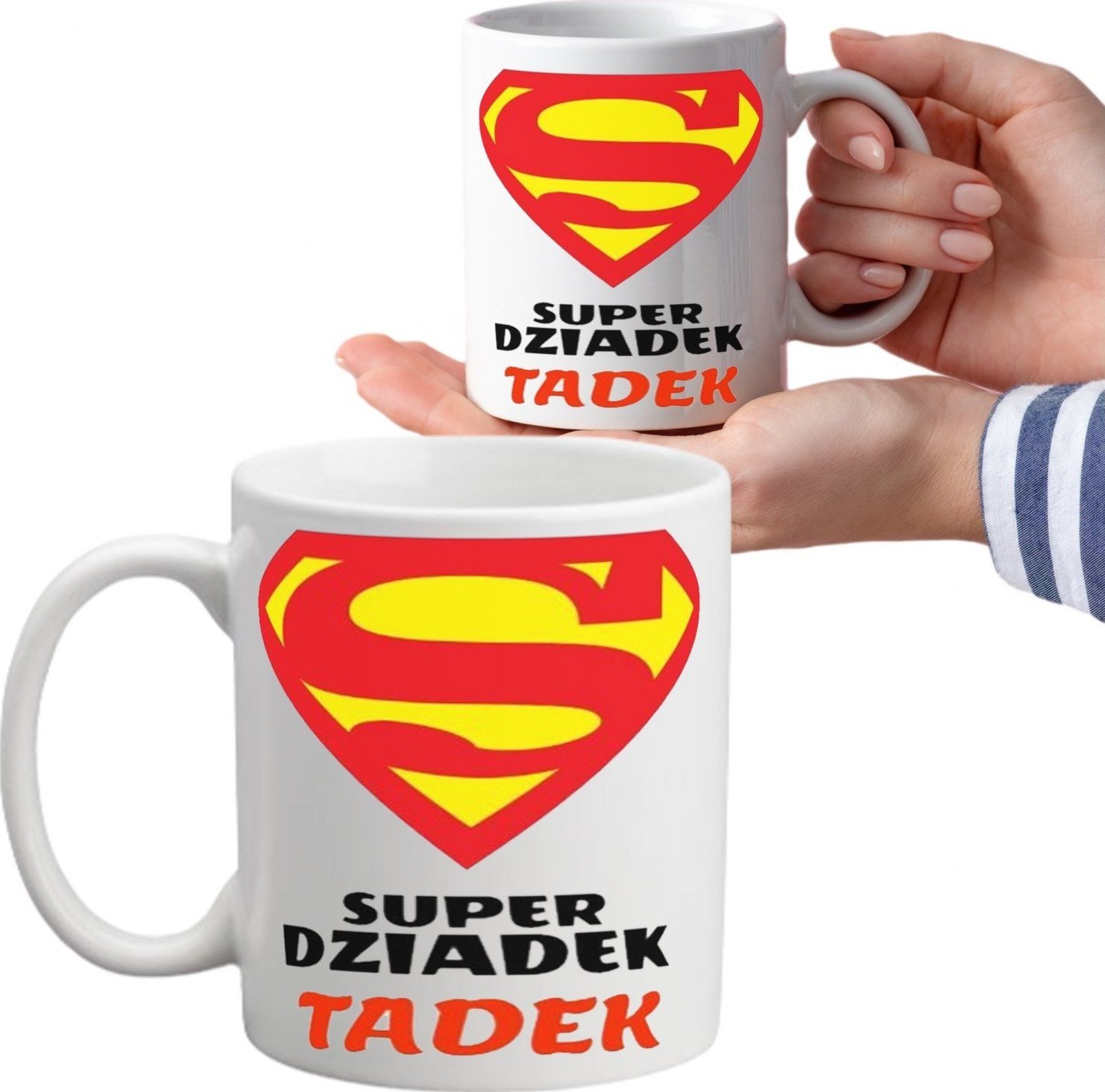 PrzydaSie Kubek Na Dzień Dziadka Dziadek Z Nadrukiem Imię Prezent Z Imieniem Dd1