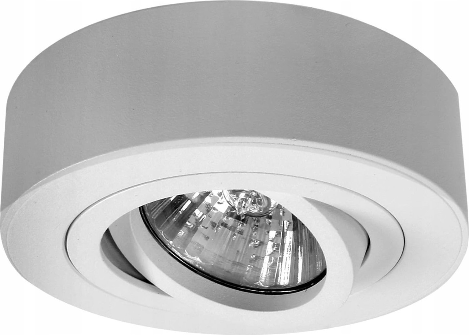 Lampa sufitowa Syntron PÓŁTUBA OPRAWA HALOGENOWA BIAŁA GU10