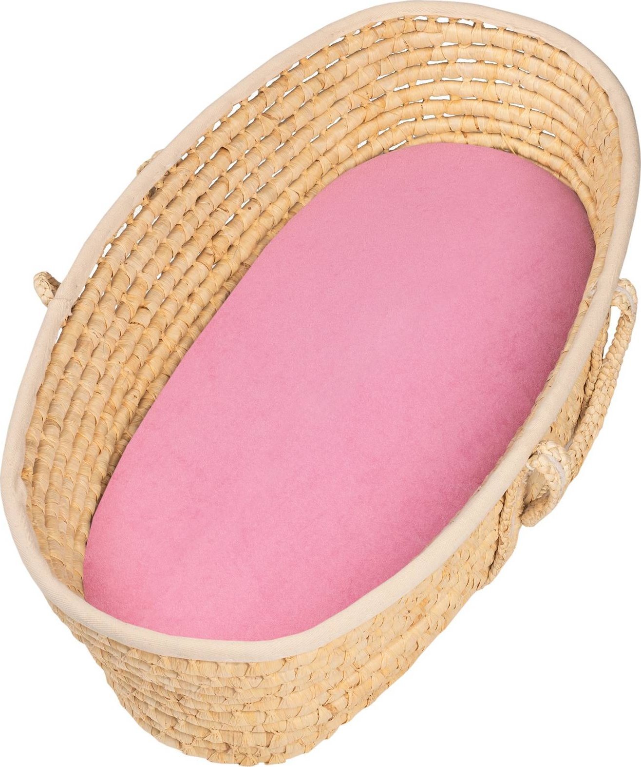 Infantilo Prześcieradło do wózka 80x38 Jersey róż Infantilo